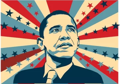 Barack Obama Ücretsiz Vektör CDR çizimi