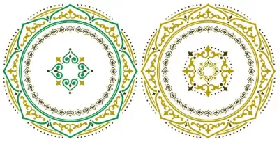 Tabak Süsü DXF Dosyası DXF çizimi