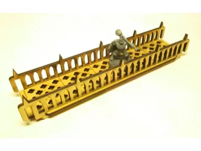 Yaya yolu 20×4 3 3mm DXF Dosyası DXF çizimi