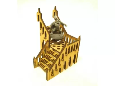 Merdiven 8x8x8 3mm DXF Dosyası DXF çizimi