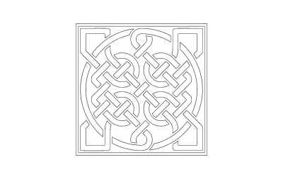 Izgara Tasarımı dxf dosyası DXF çizimi