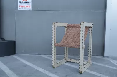 Modern Sandalye Lazer Kesim CNC Planı Ücretsiz Vektör CDR çizimi