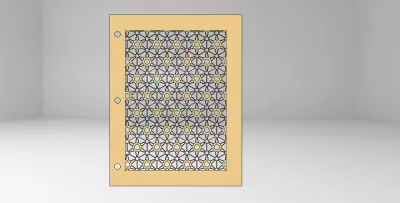 Çerçeve Izgara DXF Dekorasyon Dosyası DXF çizimi