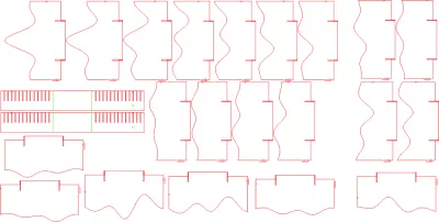 3D Peyzaj DXF Dosyası DXF çizimi