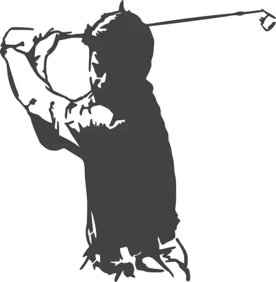 Golfçü DXF Dosyası DXF çizimi