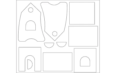 skvoreshnik dxf dosyası DXF çizimi