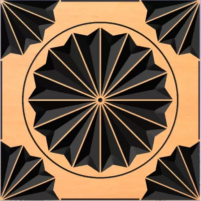 плитка1 DXF Dosyası DXF çizimi