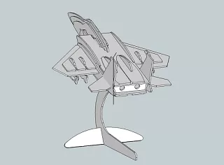 F15 DXF Dosyası DXF çizimi