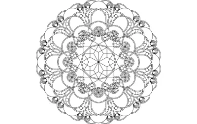 GEO DESIGN 231 dxf Dosyası DXF çizimi