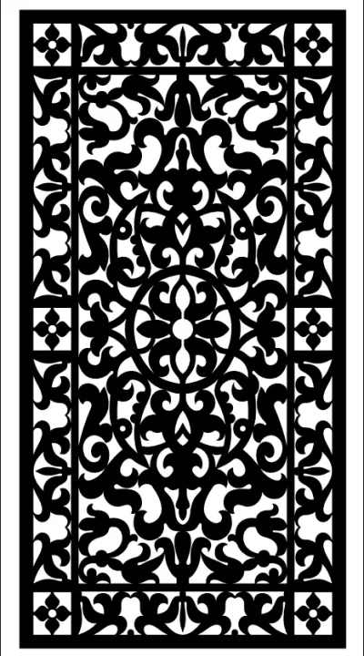 Çiçek Desenli Ekran SVG Dosyası SVG çizimi