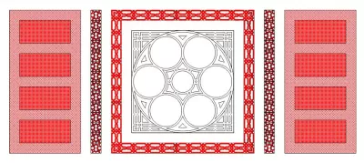 Kusursuz Geometrik Desen DWG Dosyası DWG çizimi
