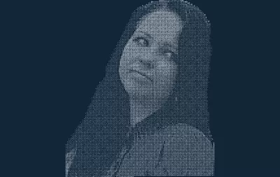 CNC Noktalı Resim Kız dxf Dosyası DXF çizimi