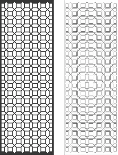 Geometrik Dekoratif Izgara Ücretsiz Vektör CDR çizimi