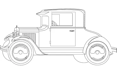 20 FORD 3 DXF Dosyası DXF çizimi