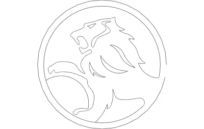 Holden DXF Dosyası DXF çizimi