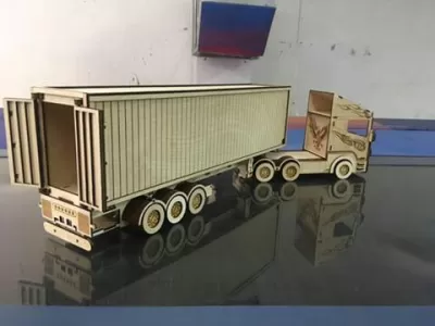 Scania R580 Lazer Kesim Ücretsiz Vektör CDR çizimi