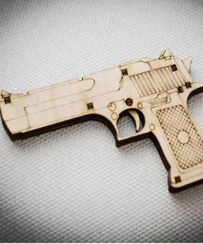 Tabanca 3D Lazer Kesim Ücretsiz Vektör CDR çizimi