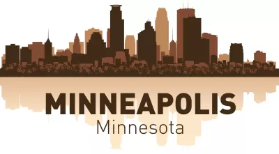 Minneapolis Silüeti Ücretsiz Vektör CDR çizimi