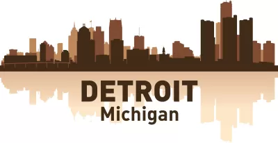 Detroit Silüeti Ücretsiz Vektör CDR çizimi