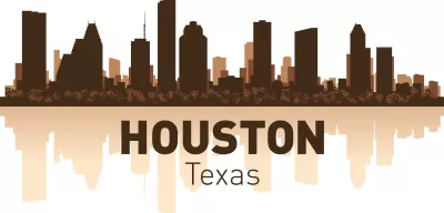 Houston Silüeti Ücretsiz Vektör CDR çizimi