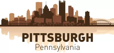 Pittsburgh Silüeti Ücretsiz Vektör CDR çizimi