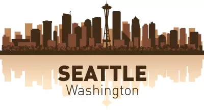 Seattle Silüeti Ücretsiz Vektör CDR çizimi
