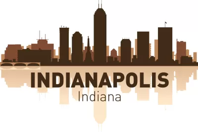 Indianapolis Silüeti Ücretsiz Vektör CDR çizimi