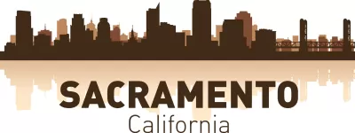 Sacramento Silüeti Ücretsiz Vektör CDR çizimi