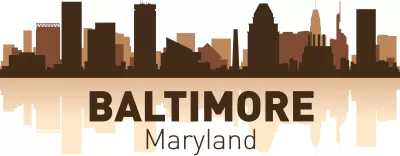 Baltimore Silüeti Ücretsiz Vektör CDR çizimi