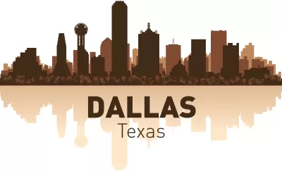 Dallas Silüeti Ücretsiz Vektör CDR çizimi