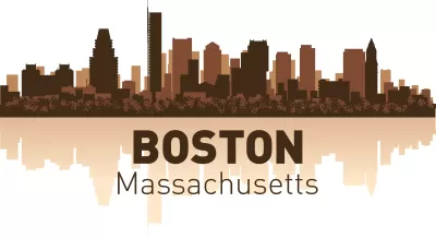 Boston Silüeti Ücretsiz Vektör CDR çizimi