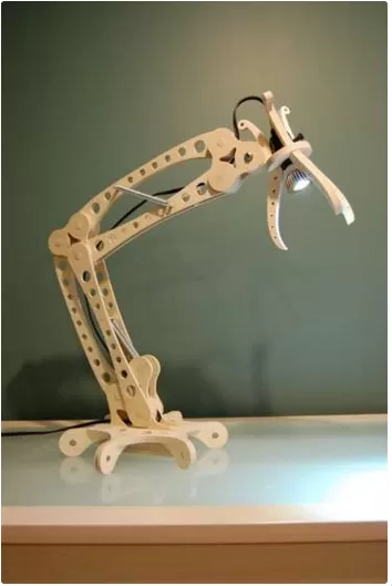 Ahşap Masa Lambası DXF Dosyası DXF çizimi