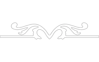 Dekor dxf Dosyası DXF çizimi