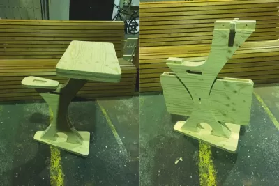 Çocuk Ahşap Sıralı Çalışma Masası Lazer Kesim Ücretsiz Vektör CDR çizimi