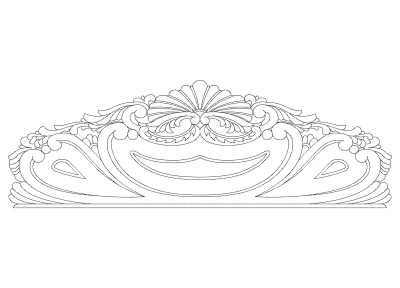 Ahşap Yatak Başı Tasarımı CNC Router Ücretsiz Vektör CDR çizimi
