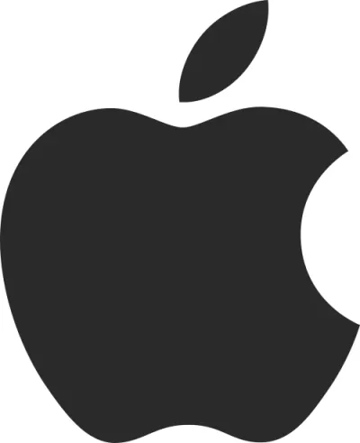 Apple Logosu Ücretsiz Vektör CDR çizimi