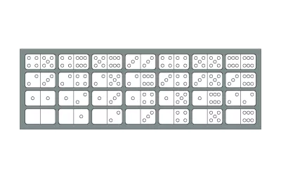 Domino dxf Dosyası DXF çizimi