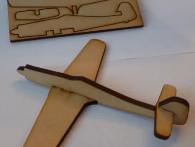 Lazer Kesim FW190D Focke-Wulf Savaş Uçağı DXF Dosyası DXF çizimi