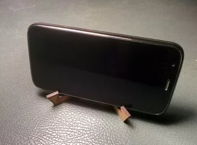 Lazer Kesim Telefon Standı DWG Dosyası DWG çizimi