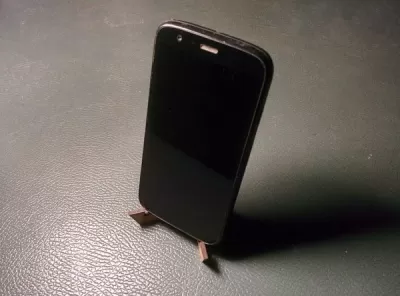 Lazer Kesim Telefon Standı DXF Dosyası DXF çizimi