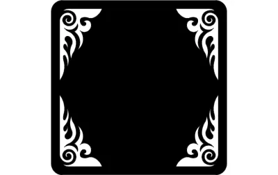 Çerçeve - 1 dxf Dosyası DXF çizimi