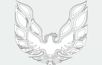 Firebird 00 1 dxf Dosyası DXF çizimi