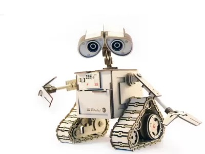 WALL-E Lazer Kesim Ücretsiz Vektör CDR çizimi