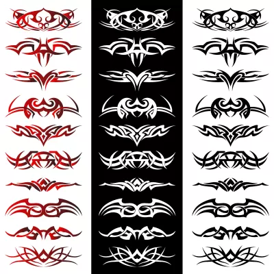 Kabile Dövme Sanatı Vektörleri Ücretsiz Vektör EPS çizimi