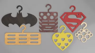 Batman Dekorasyon Askısı Ücretsiz Vektör CDR çizimi