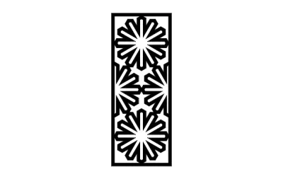 İslami Desen-9 dxf Dosyası DXF çizimi