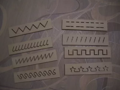 Dekoratif Lazer Kesim Şablonları DXF Dosyası DXF çizimi