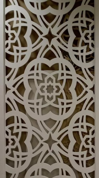Çiçek Desenli Lazer Kesim CNC Router Şablonu SVG Dosyası SVG çizimi