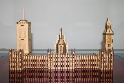 Lazer Kesim Londra Big Ben PDF Dosyası PDF çizimi