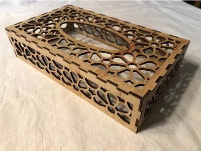 Mendil Kutusu DXF Dosyası DXF çizimi